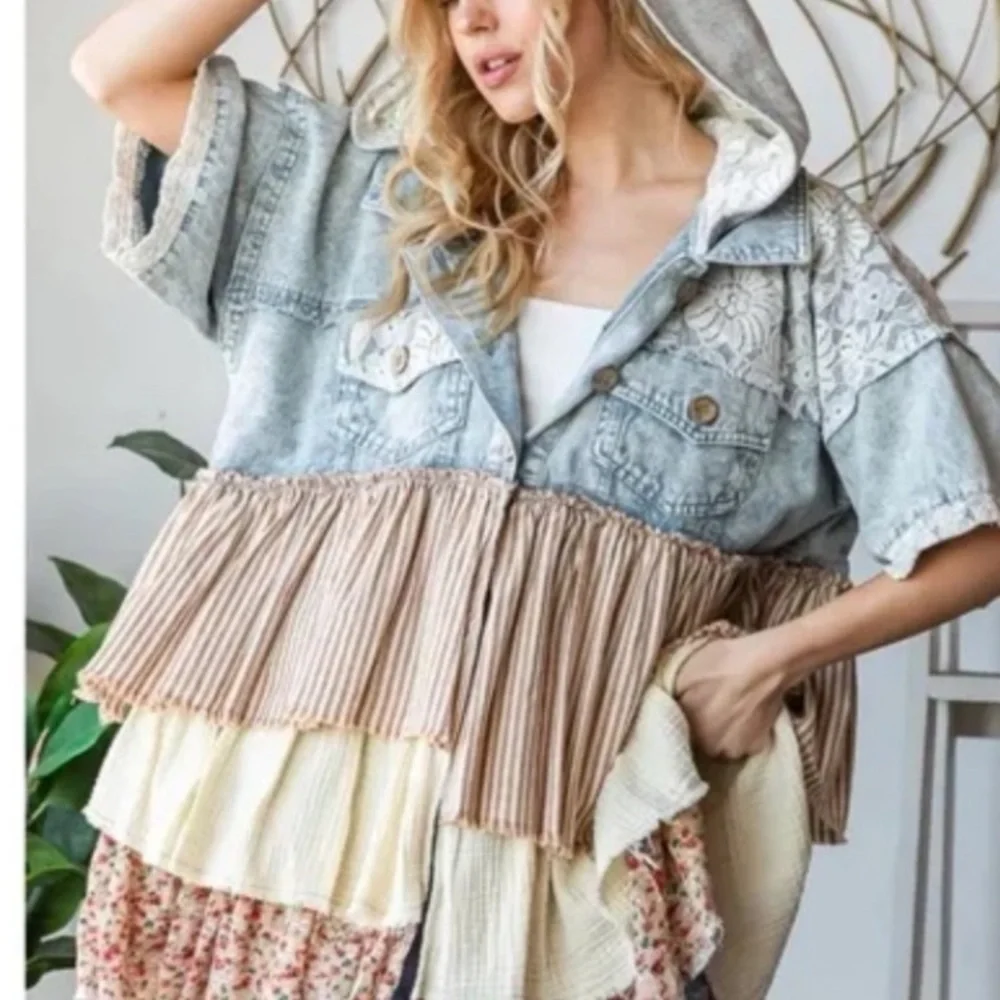 Cute Oli and Hali tiered shirt - Picture 5 of 7